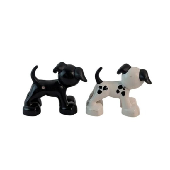 Lego Duplo Vintage Mom Girl Lion Cub Puppy Dog Figures Lot of 5 - Picture 7 of 7